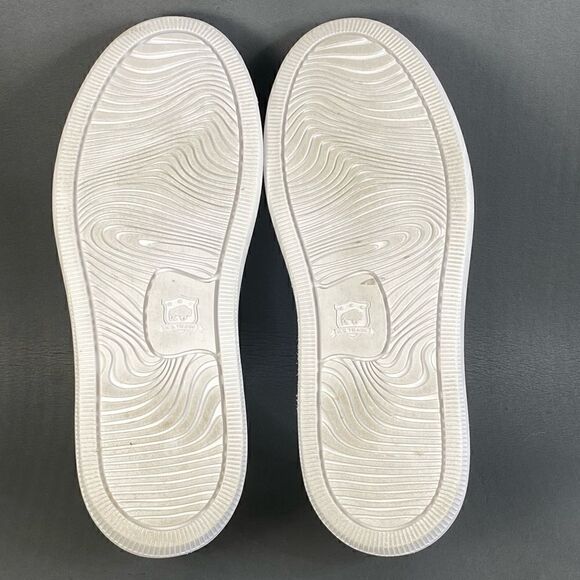 Trask Lorene Perf White Camo Slip on Sneaker shoe womens size 9